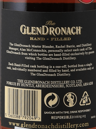 Glendronach 11 Year Old 2014 Hand Filled - Bottle Of Japan