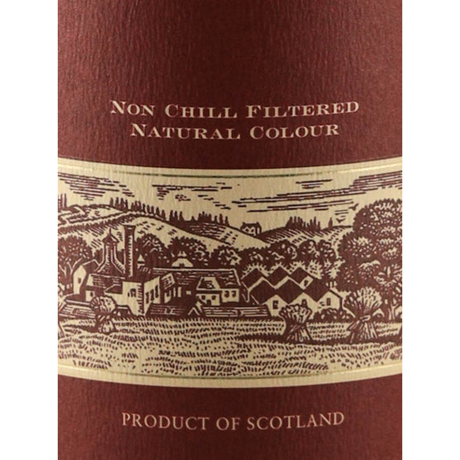 Glendronach 12 Year Old Non-Chill Filtered Single Malt Scotch Whisky 43% 700ml - tube non chill filtered detail