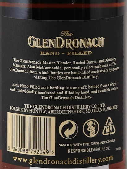 Glendronach 14 Year Old 2011 Handfilled - Bottle Of Japan