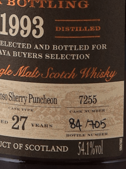 Glendronach 27 Year Old 1993 for TAKASHIMAYA - Bottle Of Japan