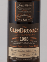 Load image into Gallery viewer, Glendronach 27 Year Old 1993 for TAKASHIMAYA - Bottle Of Japan