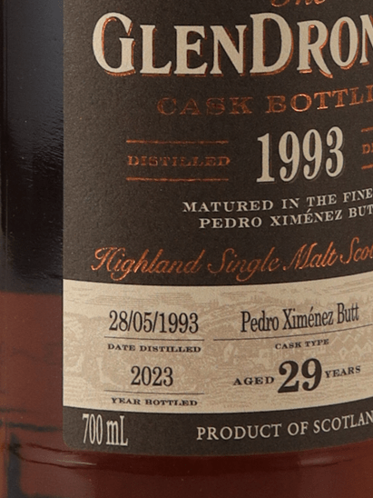 Glendronach 29 Year Old 1993 6344 - Bottle Of Japan