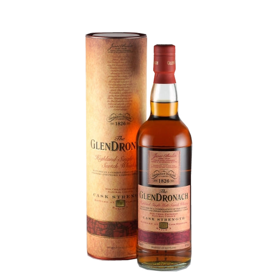 Glendronach Cask Strength Batch 3 54.9% whisky, bottle and presentation tube