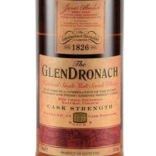 Load image into Gallery viewer, Glendronach Cask Strength Batch 3 54.9% whisky, front label showing cask strength Batch 3