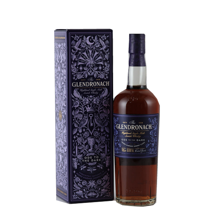 Glendronach Ode to the Dark 50.8%, 700ml - bottle and box