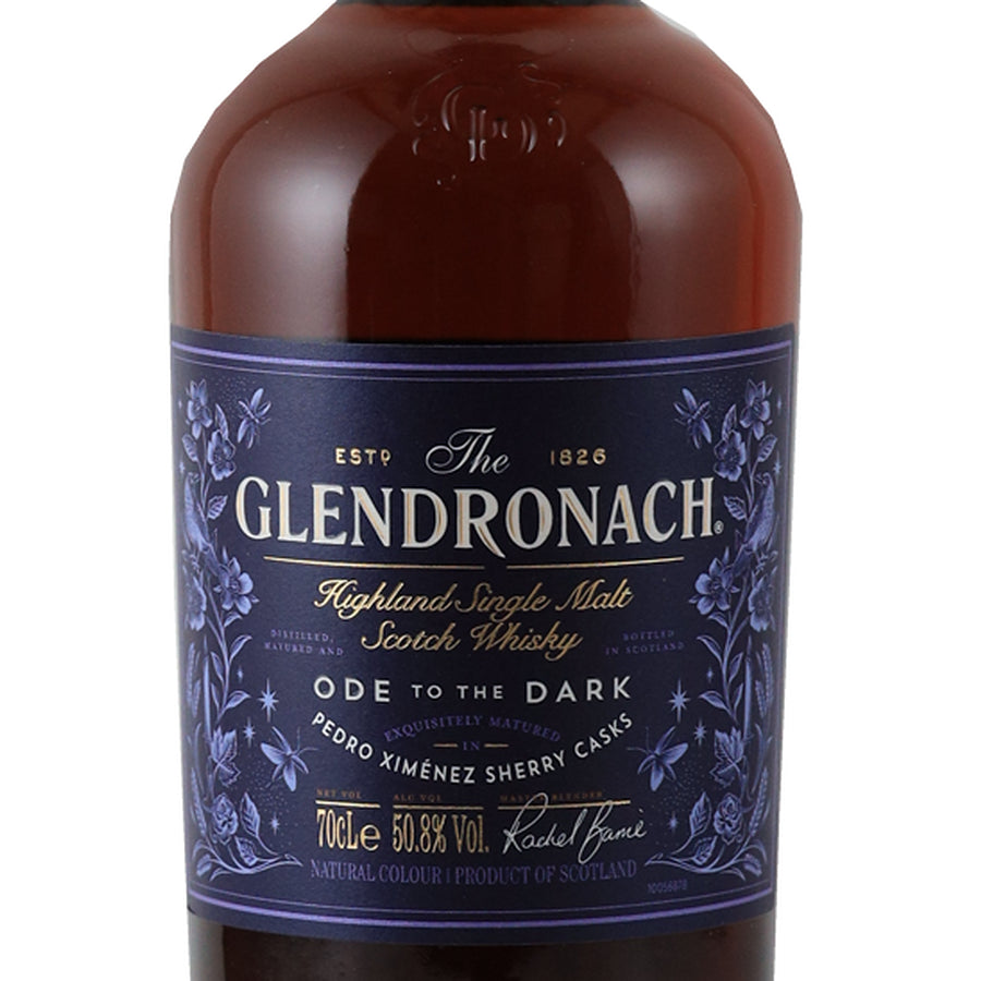 Glendronach Ode to the Dark 50.8%, 700ml - front label