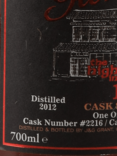 Glenfarclas 108 2012/2024 for Highlander in Chichibu - Bottle Of Japan