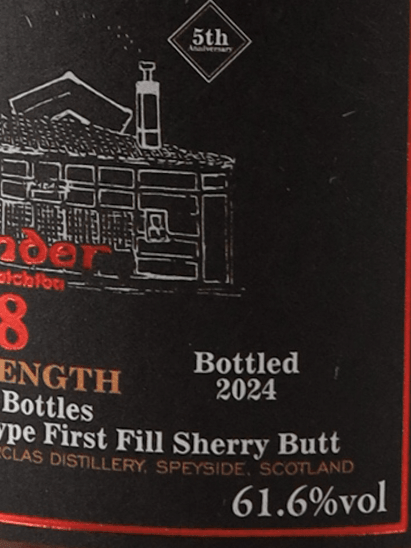 Glenfarclas 108 2012/2024 for Highlander in Chichibu - Bottle Of Japan