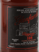 Load image into Gallery viewer, Glenfarclas 108 2012/2024 for Highlander in Chichibu - Bottle Of Japan