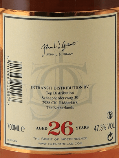 Glenfarclas 26 Year Old - Bottle Of Japan