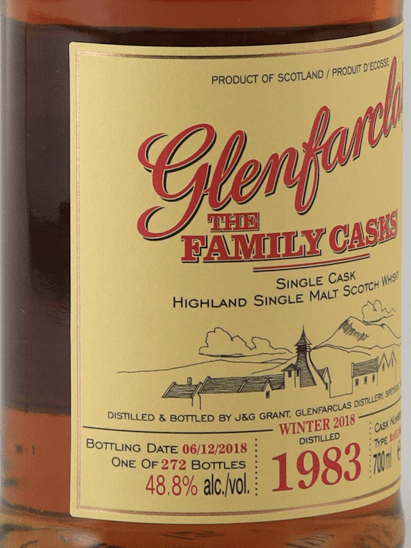 Glenfarclas Family Cask 1983/2018 - Bottle Of Japan