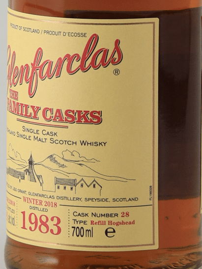 Glenfarclas Family Cask 1983/2018 - Bottle Of Japan