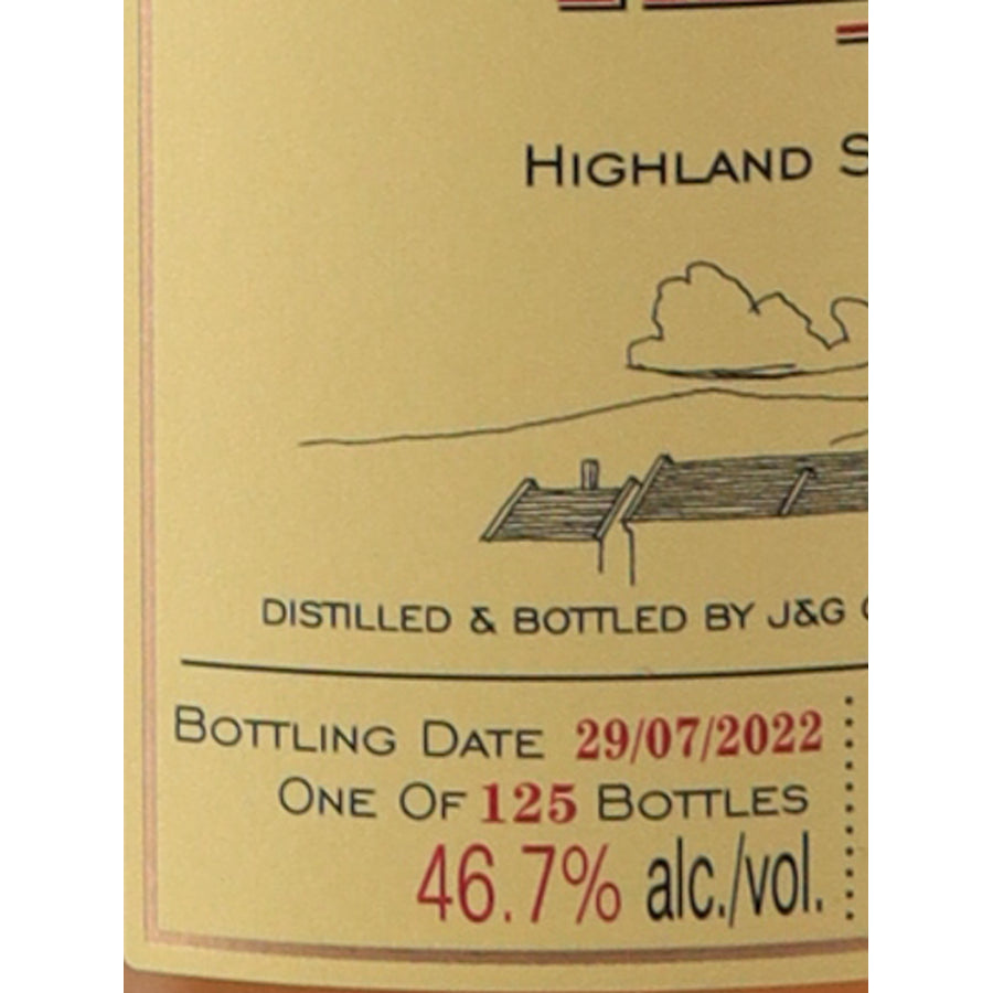 Glenfarclas Family Casks 1980/2022 46.7% Single Malt Scotch Whisky - bottling date and abv