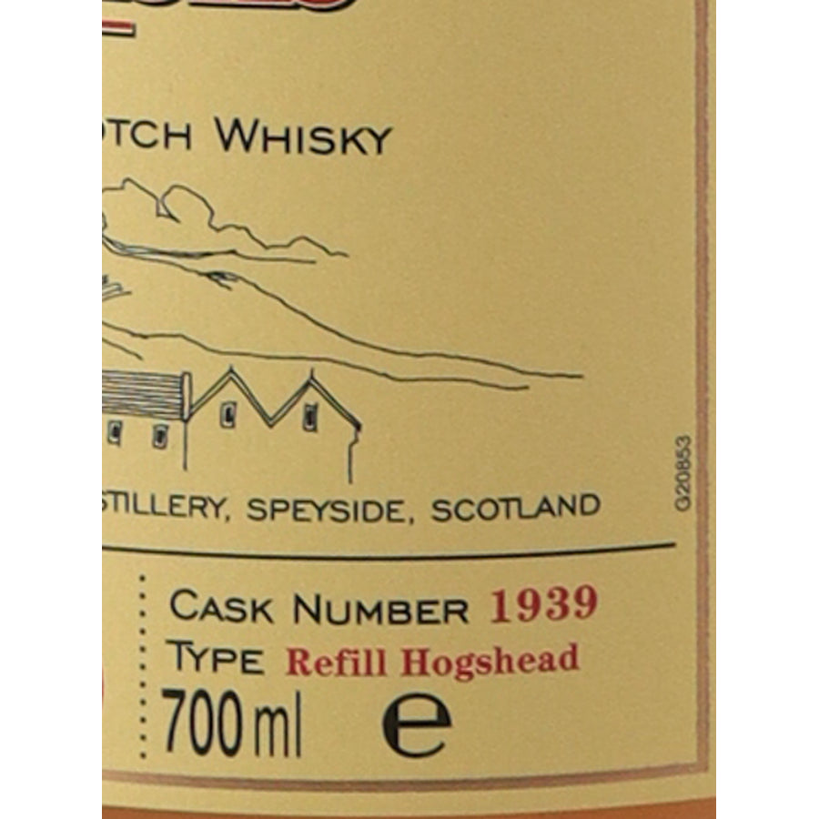 Glenfarclas Family Casks 1980/2022 46.7% Single Malt Scotch Whisky - cask number and volume