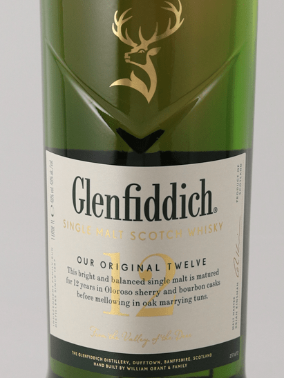 Glenfiddich 12 Year Old 1L - Bottle Of Japan
