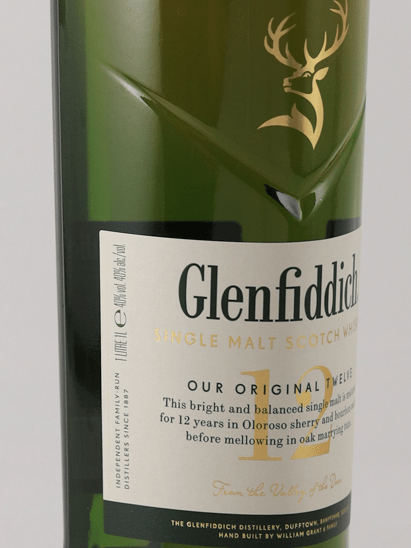 Glenfiddich 12 Year Old 1L - Bottle Of Japan