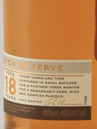 Glenfiddich 18 Year Old Old Label 200ml - Bottle Of Japan