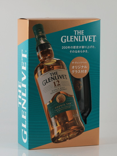 Glenlivet 12 Year Old 700ml with Glass - Bottle Of Japan