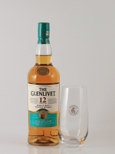 Load image into Gallery viewer, Glenlivet 12 Year Old 700ml with Glass - Bottle Of Japan