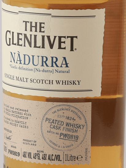 Glenlivet Nadurra Peated 2019 Release 1L - Bottle Of Japan