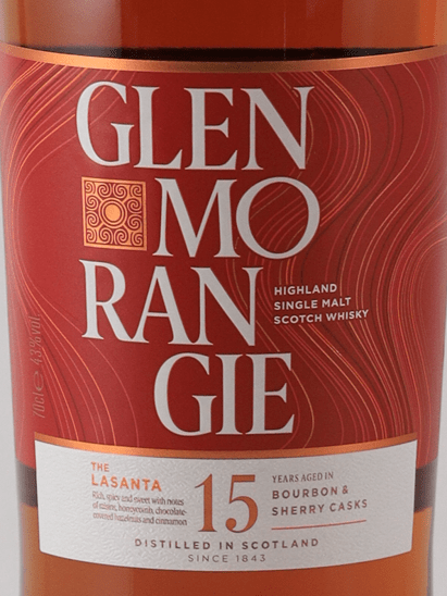 Glenmorangie 15 Year Old Lasanta - Bottle Of Japan