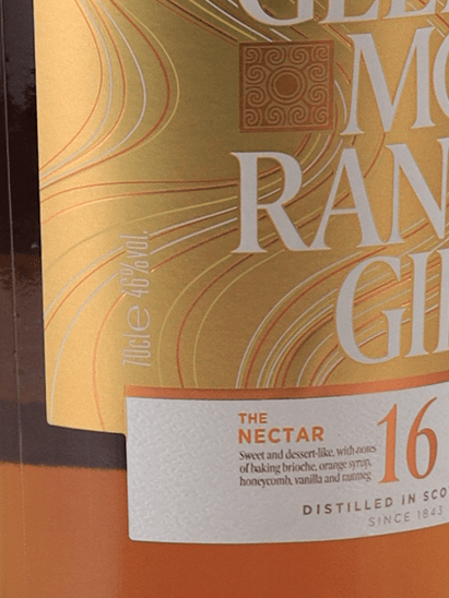 Glenmorangie 16 Year Old The Nectar - Bottle Of Japan