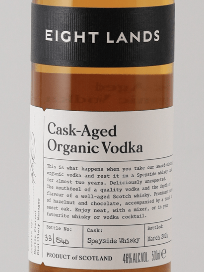 Glenrinnes Whisky Barrel Aged Vodka - Bottle Of Japan