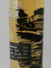Load image into Gallery viewer, Golden Cask Auchentoshan 14 Year Old 2007 - Bottle Of Japan