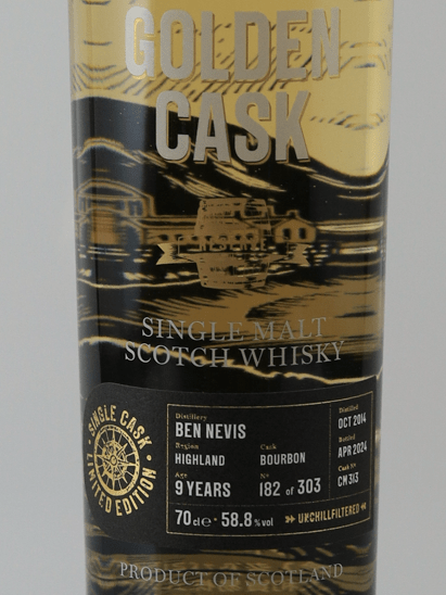 Golden Cask Ben Nevis 9 Year Old 2014 - Bottle Of Japan