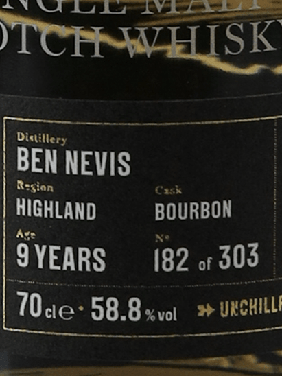 Golden Cask Ben Nevis 9 Year Old 2014 - Bottle Of Japan