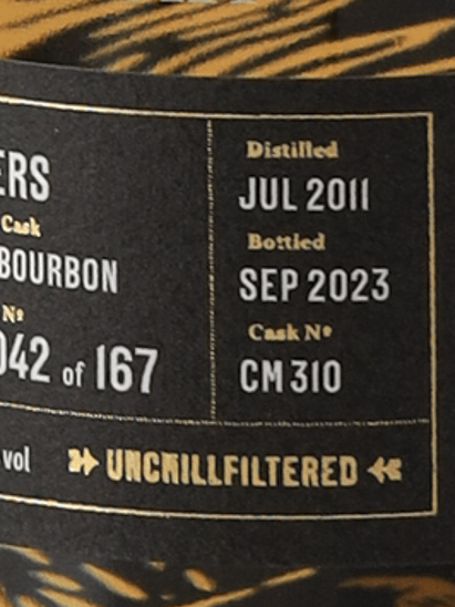 Golden Cask Glentauchers 12 Year Old 2011 - Bottle Of Japan