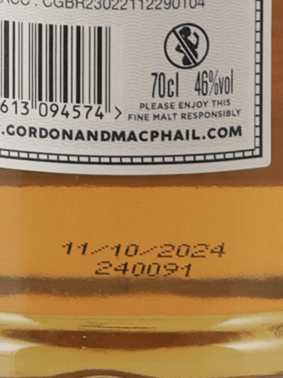 Gordon & MacPhail Distillery Label Glenburgie 25 Year Old - Bottle Of Japan