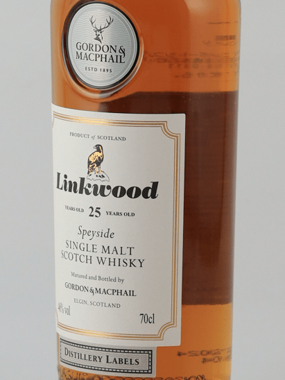 Gordon & MacPhail Distillery Label Linkwood 25 Year Old 2024 Release - Bottle Of Japan