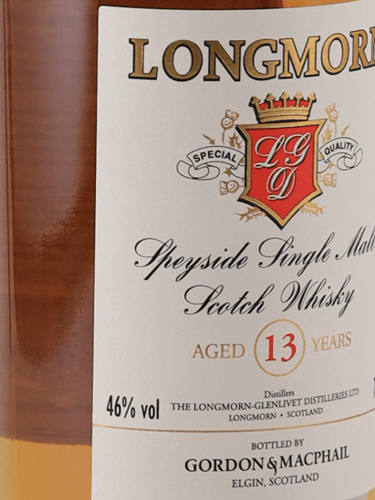 Gordon & MacPhail Distillery Label Longmorn 13 Year Old - Bottle Of Japan