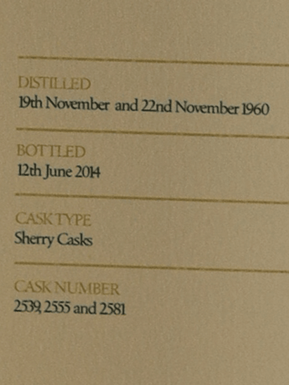 Gordon & MacPhail Strathisla 1960／2014 - Bottle Of Japan