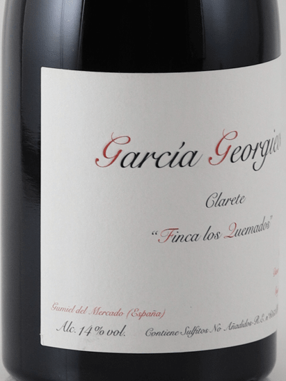 Goyo Garcia Viadero Finca Los Quemados 2020 Claret 750ml - Bottle Of Japan