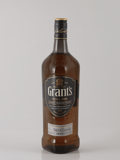 Grant's Triple Wood Smoky 1L - Bottle Of Japan