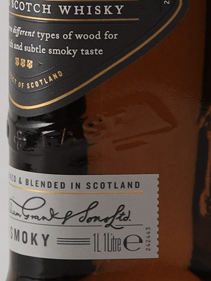 Grant's Triple Wood Smoky 1L - Bottle Of Japan