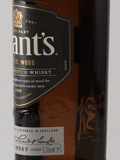 Grant's Triple Wood Smoky 1L - Bottle Of Japan