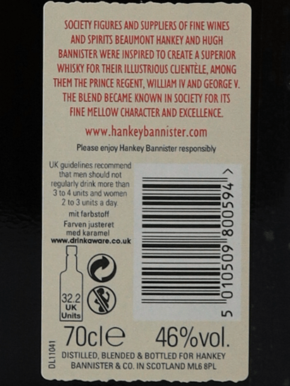 Hankey Bannister Heritage - Bottle Of Japan