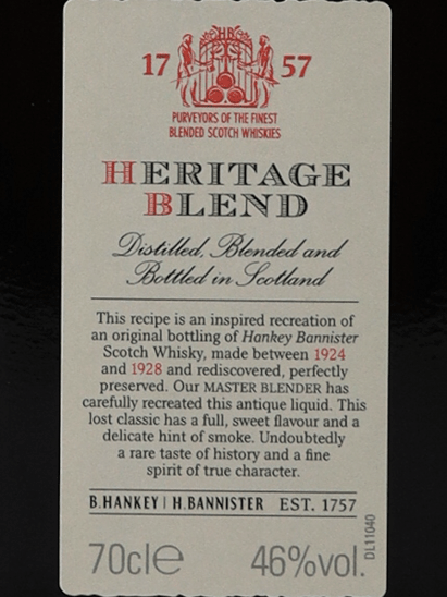 Hankey Bannister Heritage - Bottle Of Japan