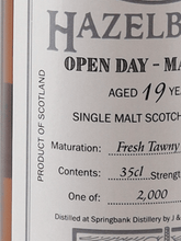 Load image into Gallery viewer, Hazelburn 19 Year Old Open Day 2025 - Bottle Of Japan