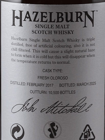 Hazelburn 8 Year Old Sherry Wood - Bottle Of Japan
