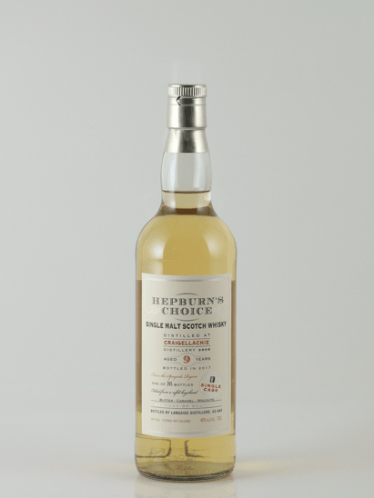Hepburn's Choice Craigellachie 9 Year Old 2008 - Bottle Of Japan