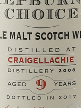 Load image into Gallery viewer, Hepburn's Choice Craigellachie 9 Year Old 2008 - Bottle Of Japan