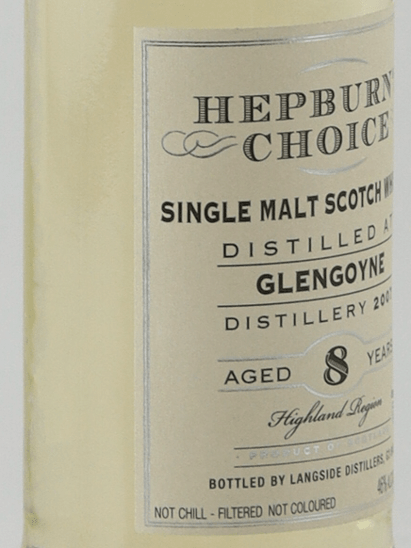 Hepburn's Choice Glengoyne 8 Year Old 2007 200ml - Bottle Of Japan
