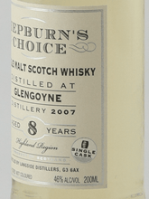 Load image into Gallery viewer, Hepburn's Choice Glengoyne 8 Year Old 2007 200ml - Bottle Of Japan