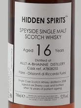 Load image into Gallery viewer, Hidden Spirits Allt - A - Bhainne 16 Year Old 2008 - Bottle Of Japan