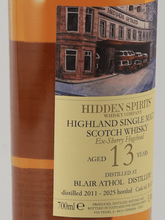 Load image into Gallery viewer, Hidden Spirits Blair Athol 13 Year Old 2011 - Bottle Of Japan