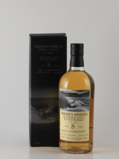 Hidden Spirits Campbeltown Blended 8 Year Old 2016 - Bottle Of Japan